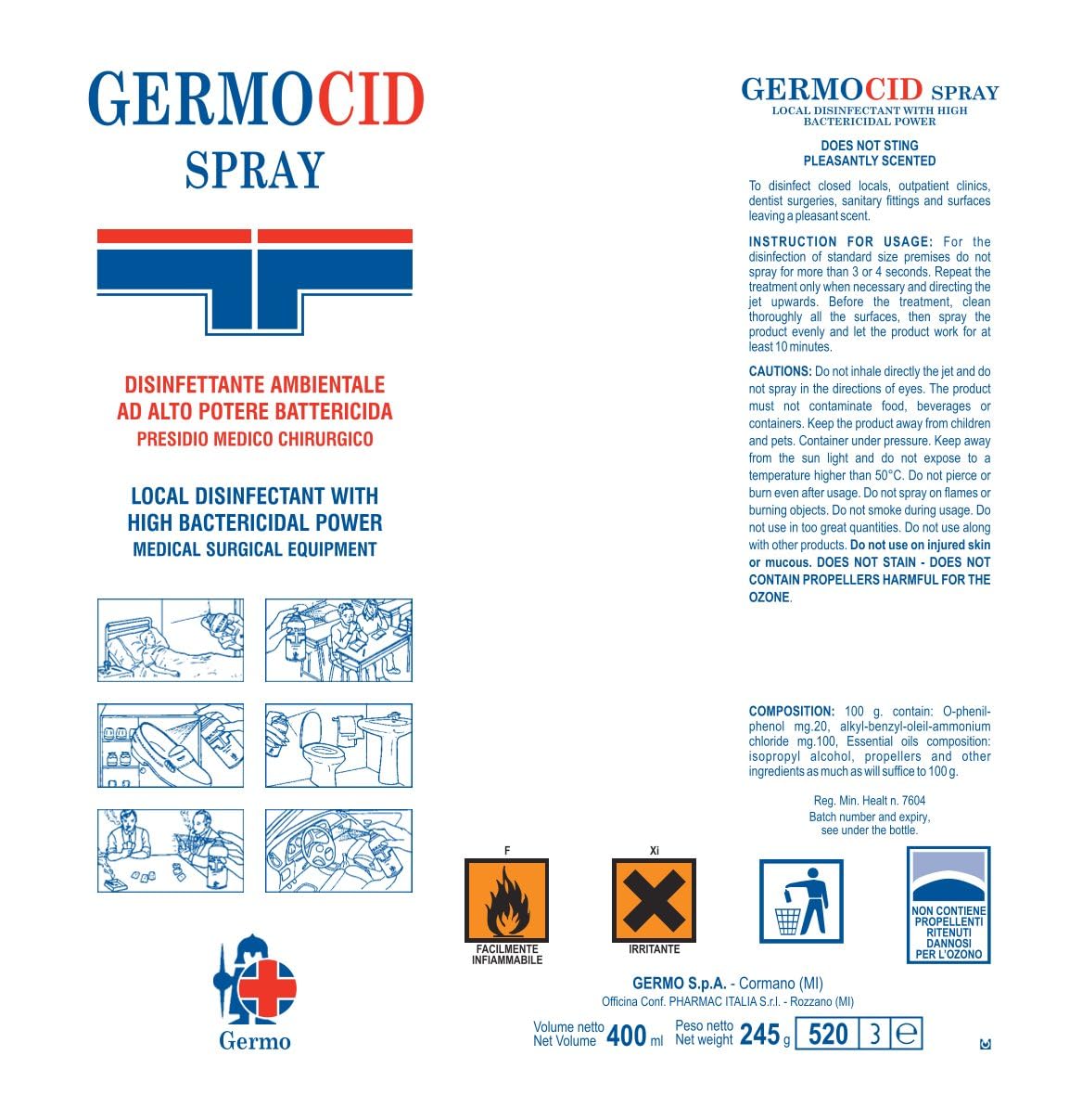 gima-germocid-disinfettante-spray-igienizzante-ambienti-400-ml-battericida-e-vir image 8