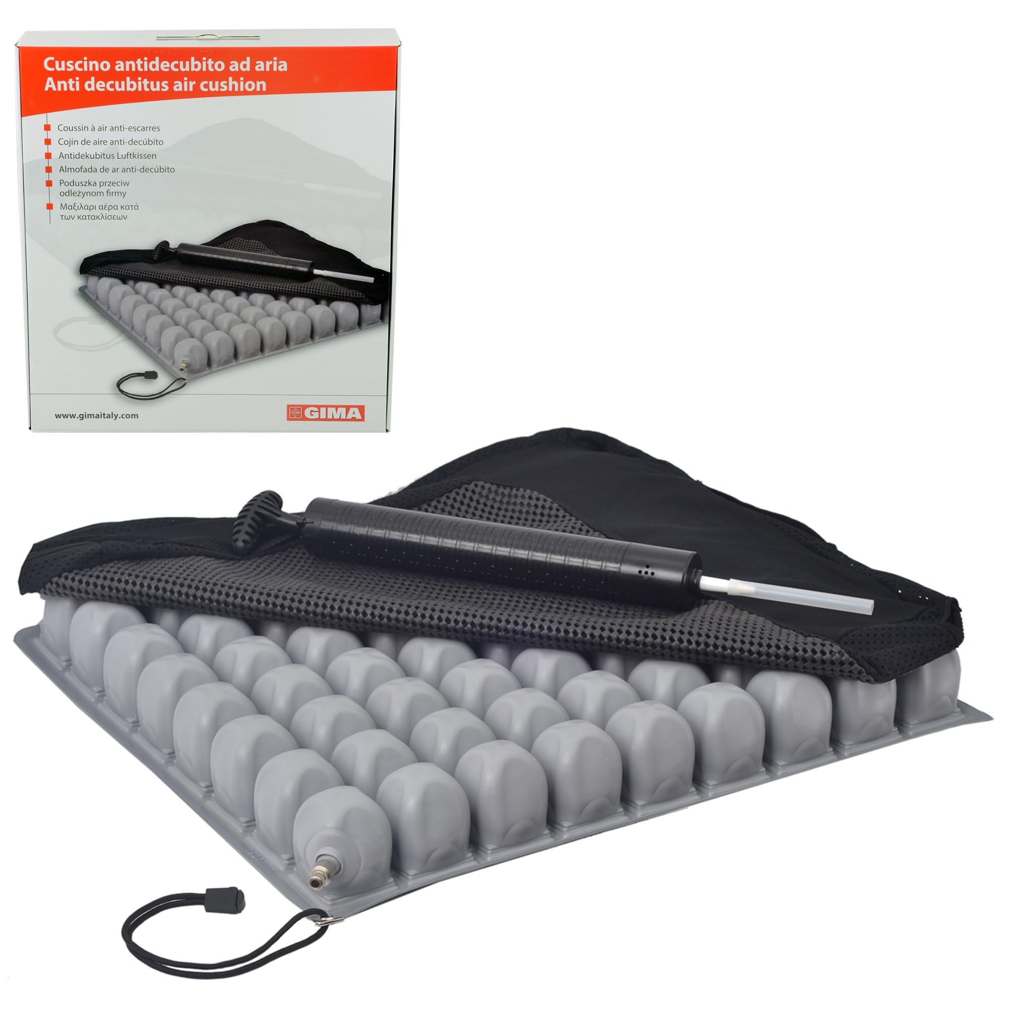 gima-28546-cuscino-ad-aria-antidecubito-45-x-45-x-6-cm-con-fodera-pompa-e-kit-di image 4