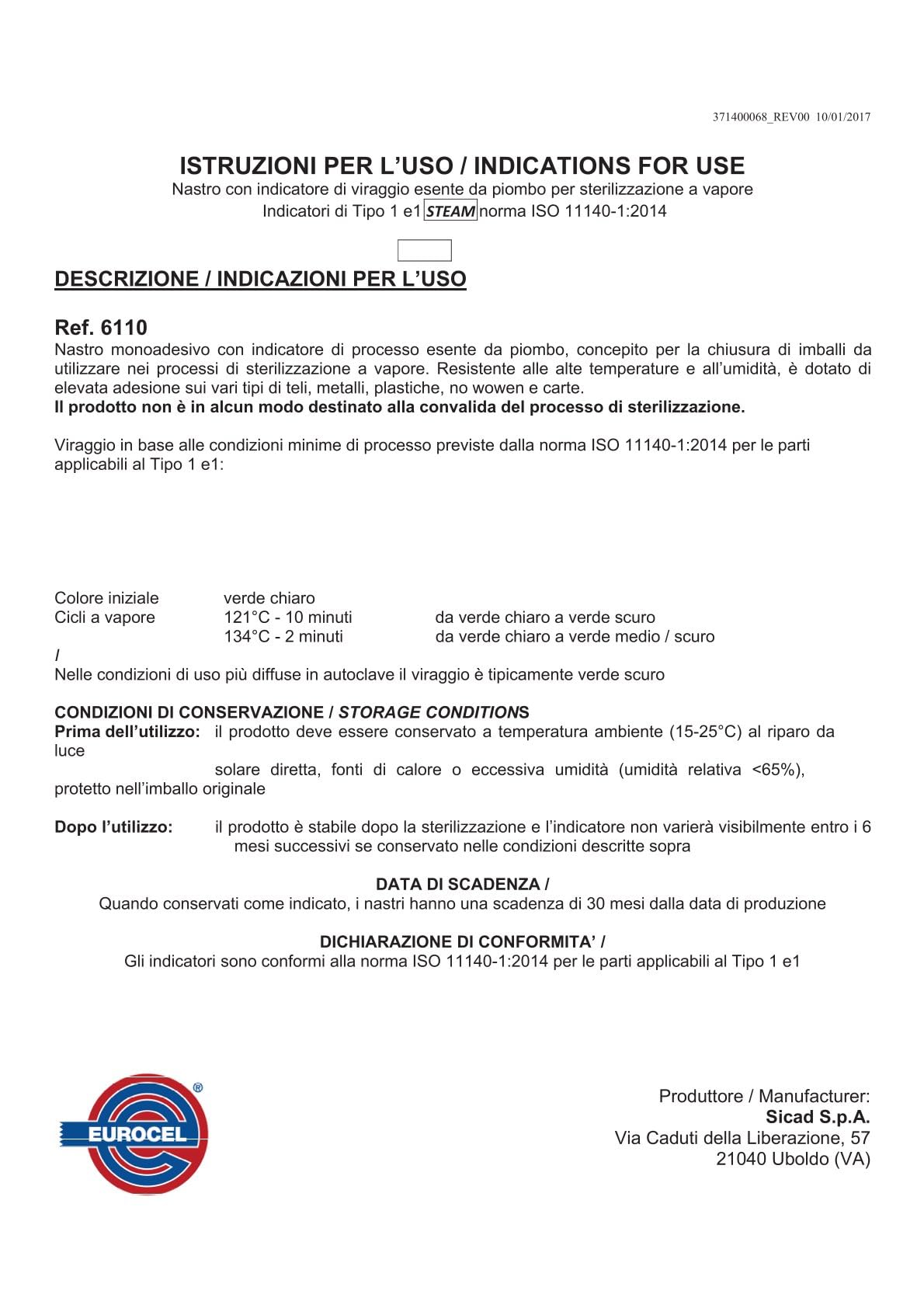 gima-35846-nastro-indicatore-per-autoclave-19-mm-x-50-m-confezione-da-12-rotoli image 2
