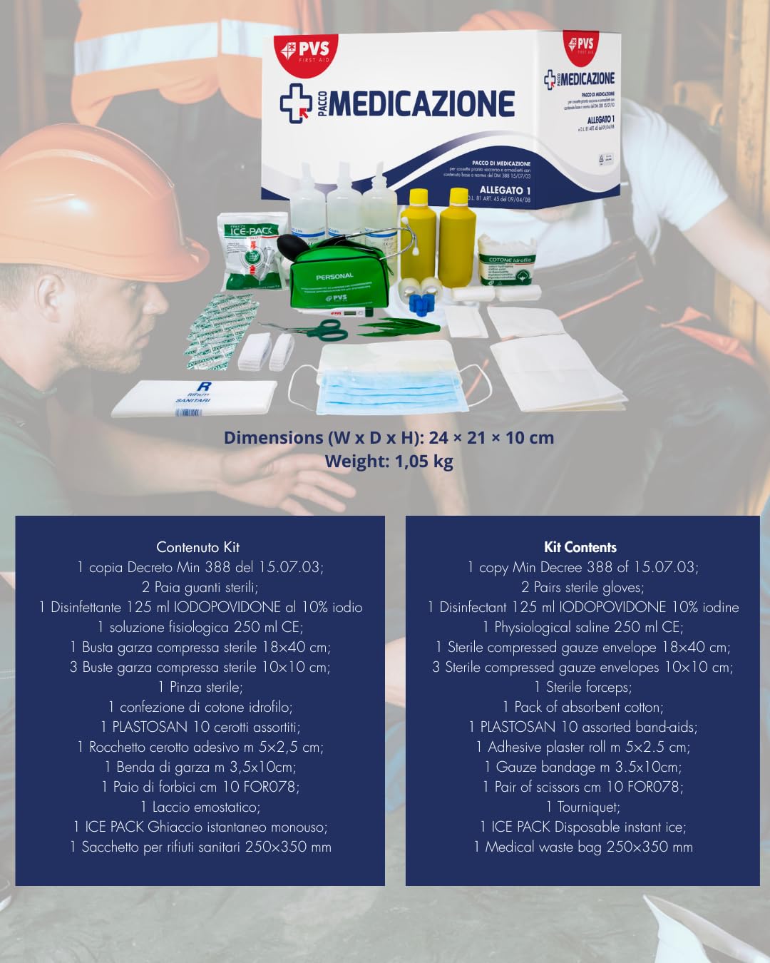 gima-pacco-reintegro-per-kit-pronto-soccorso-senza-sfigmomanometro-con-dispositi image 3