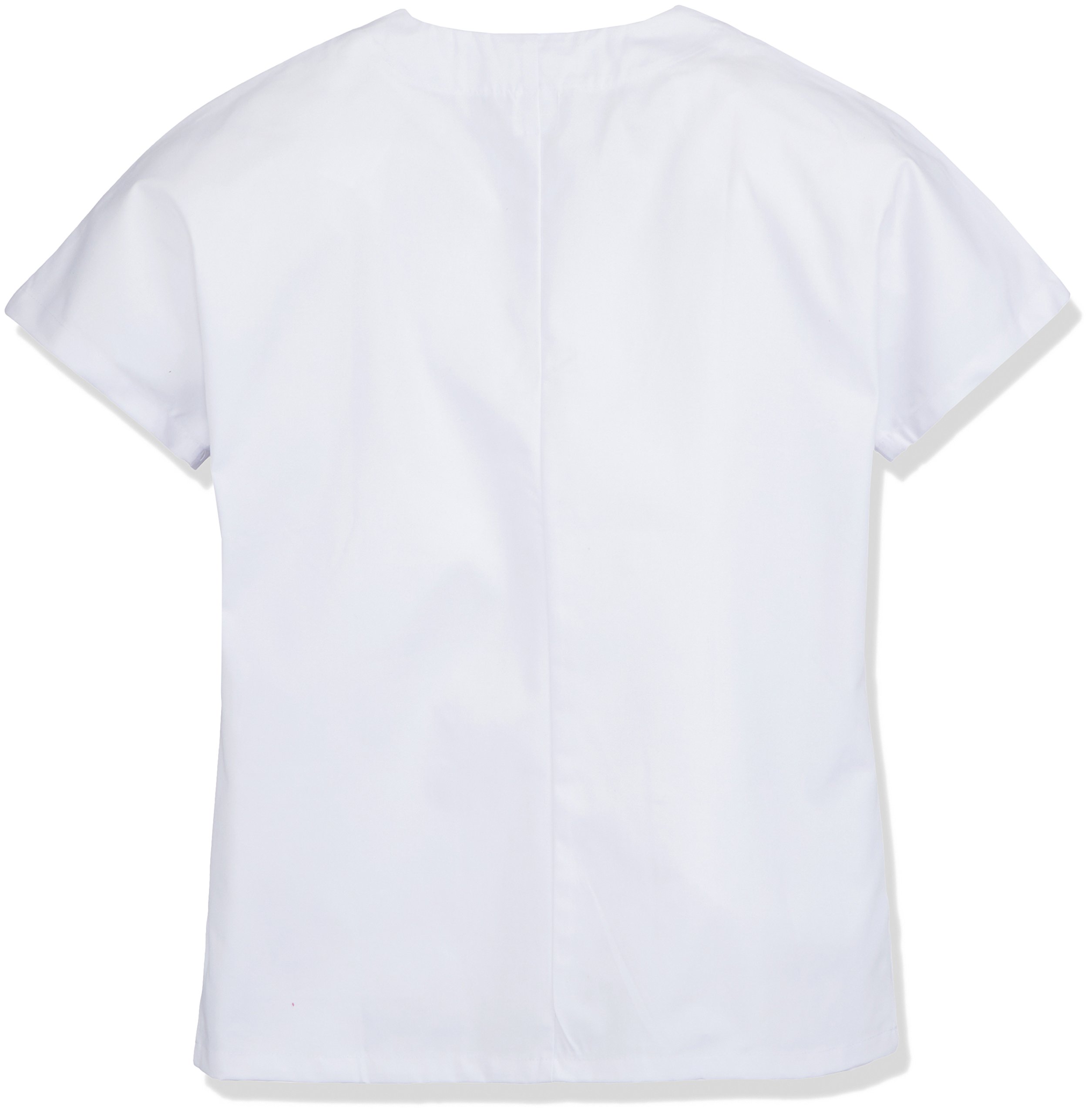 gima-21432-casacca-divisa-ospedaliera-unisex-scollo-a-v-mezza-manica-cotone-poli image 2