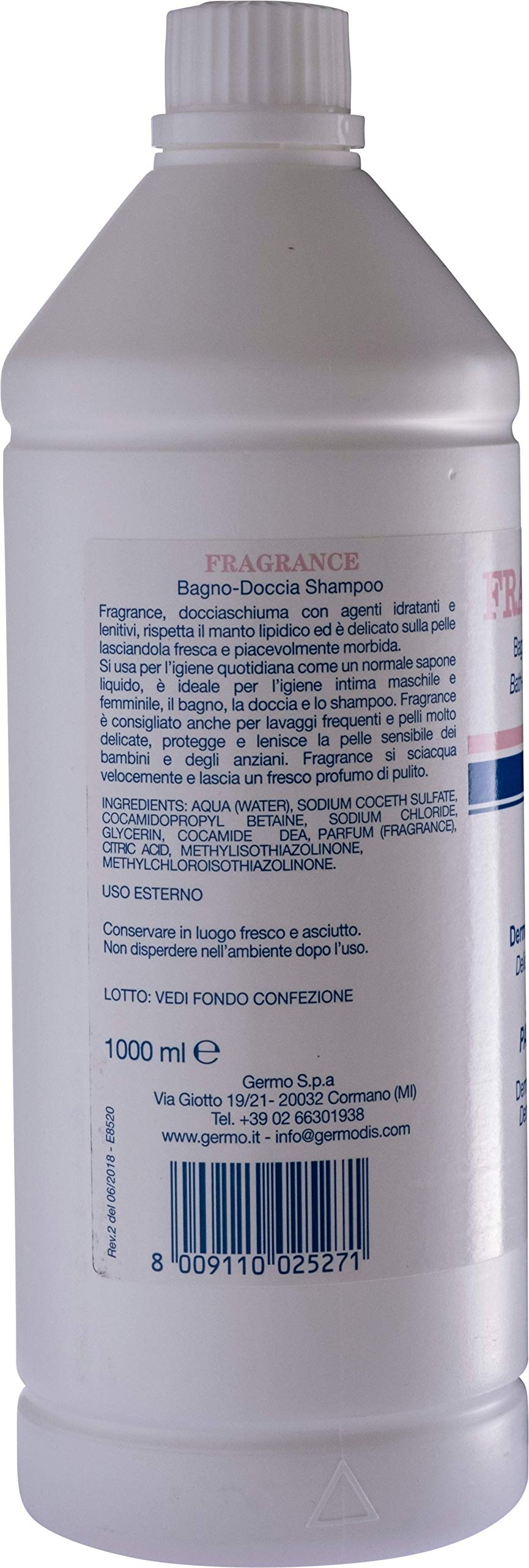 gima-36671-sapone-fragrance-bagno-doccia-shampoo-liquido-1-litro-con-agenti-idra image 2