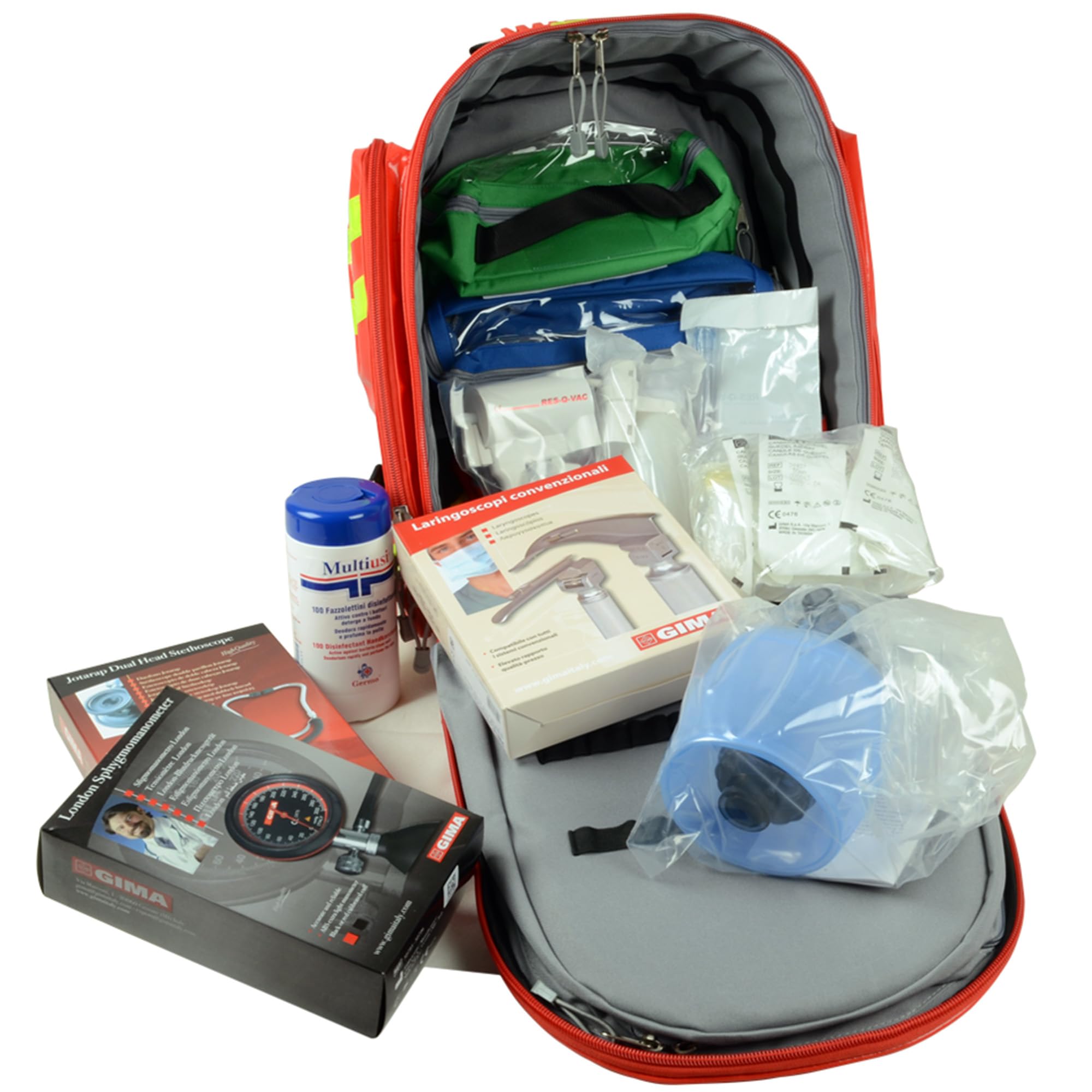 gima-34165-zaino-emergenza-12-rivestito-in-pvc-kit-pronto-soccorso-completo image 2