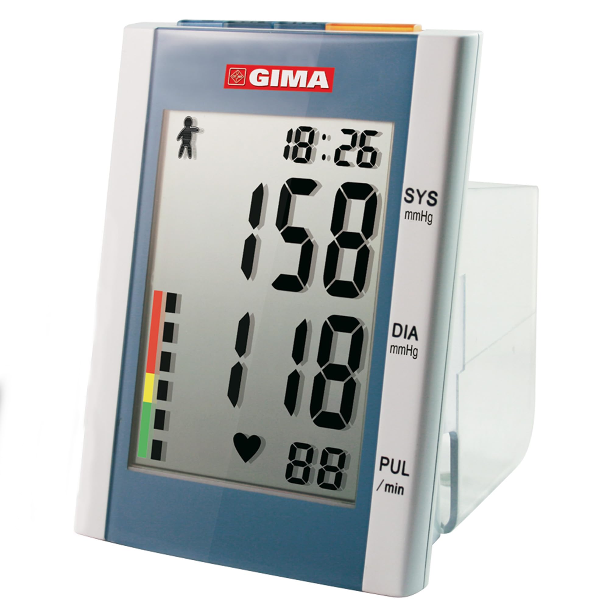 gima-32803-domino-digitale-sfigmomanometro-da-tavolo-con-orologio-120-memorie-e- image 3