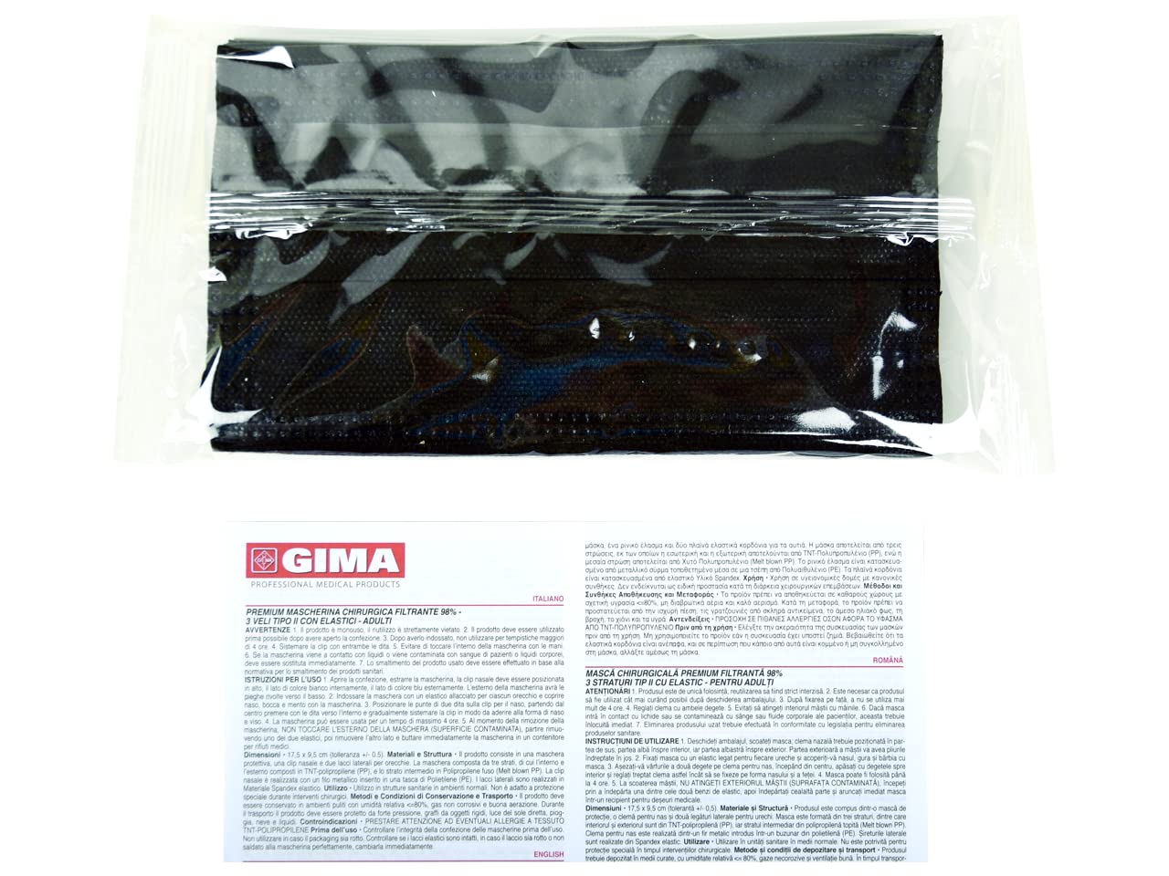 gima-20701-premium-98-mascherina-chirurgica-tipo-ii-3-veli-nera-50-pezzi image 4