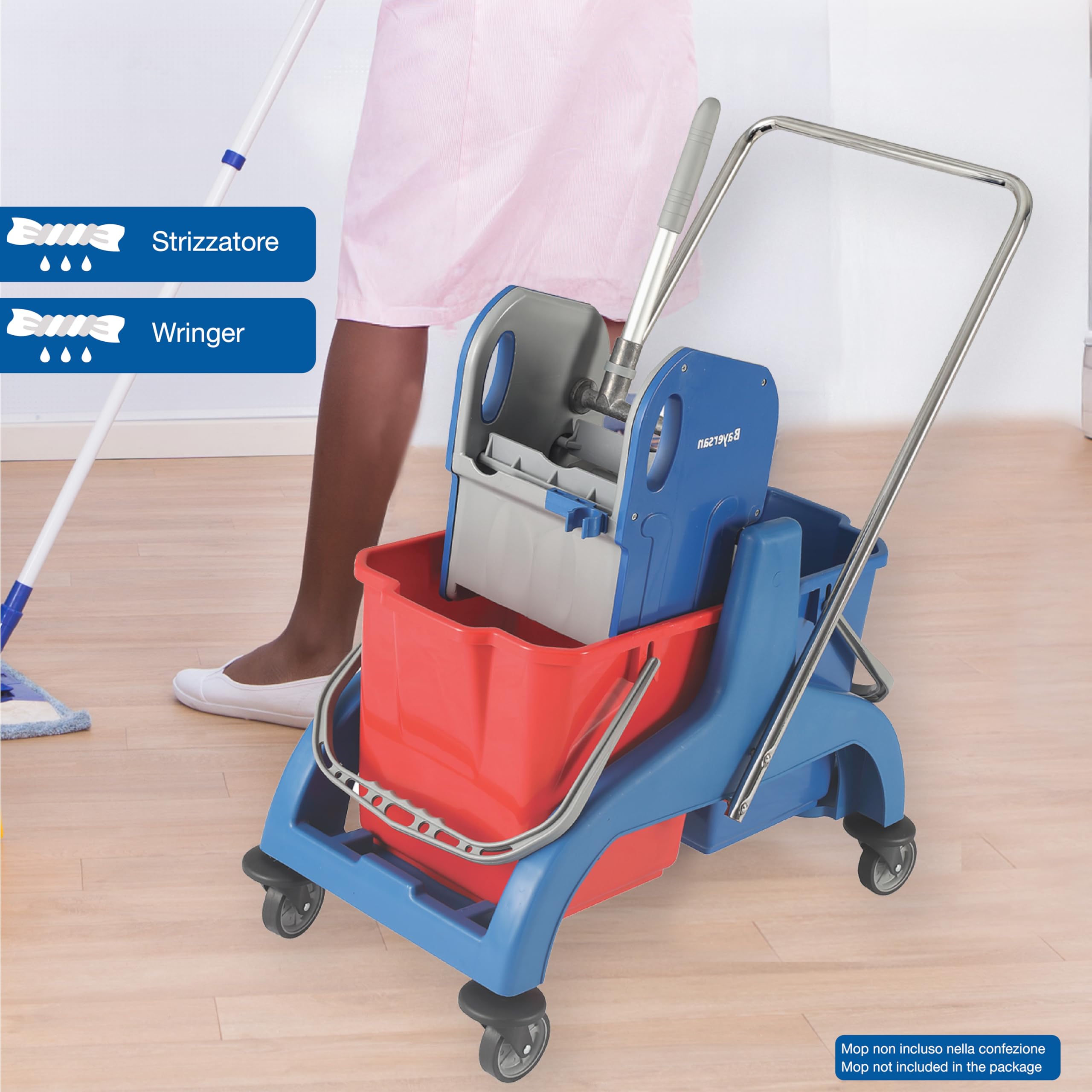 gima-45950-carrello-per-pulizie-basic-con-doppio-secchio-25-l-e-strizzatore-inte image 4