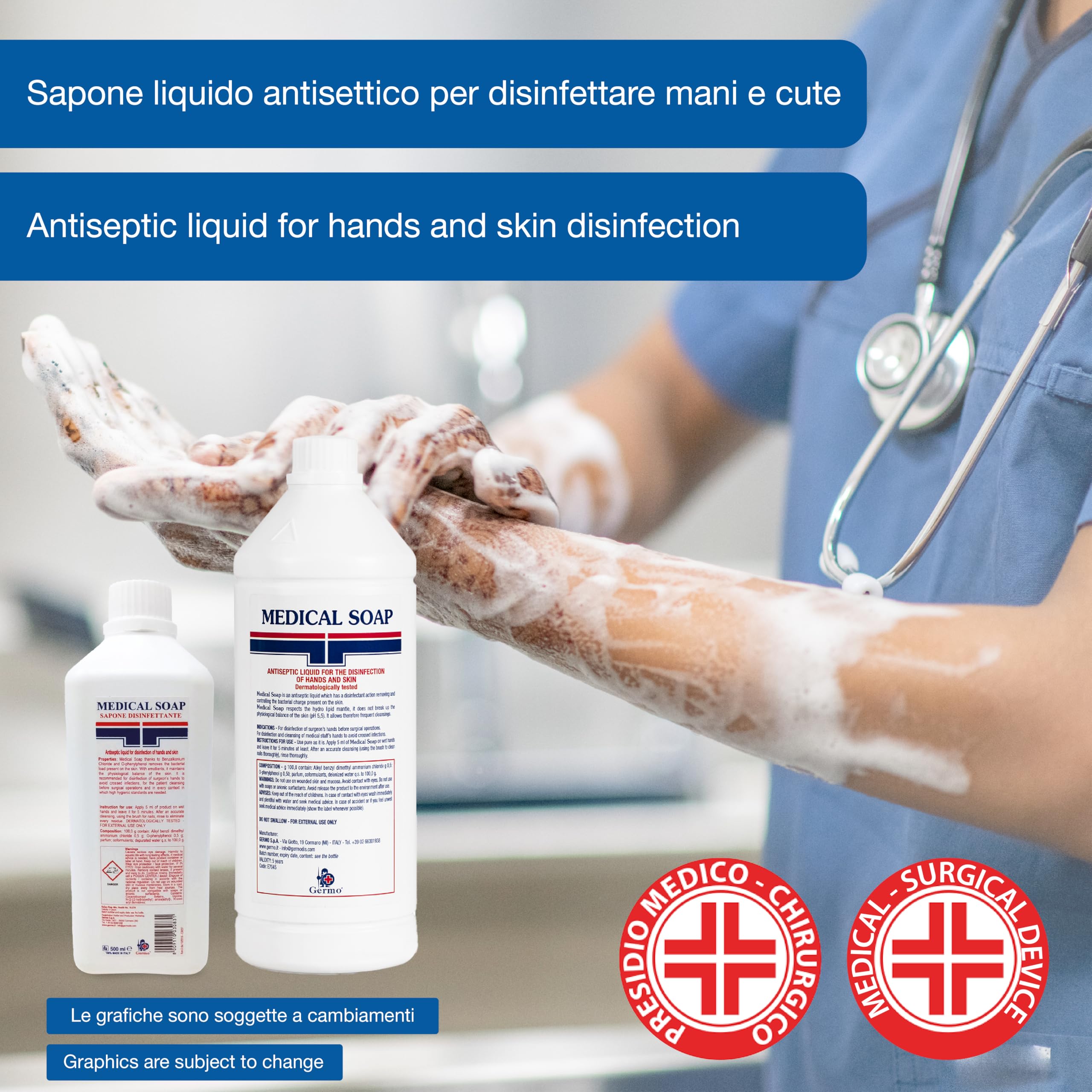 germo-sapone-disinfettante-medical-soap-flacone-1-litro-antisettico-per-mani-e-c image 2