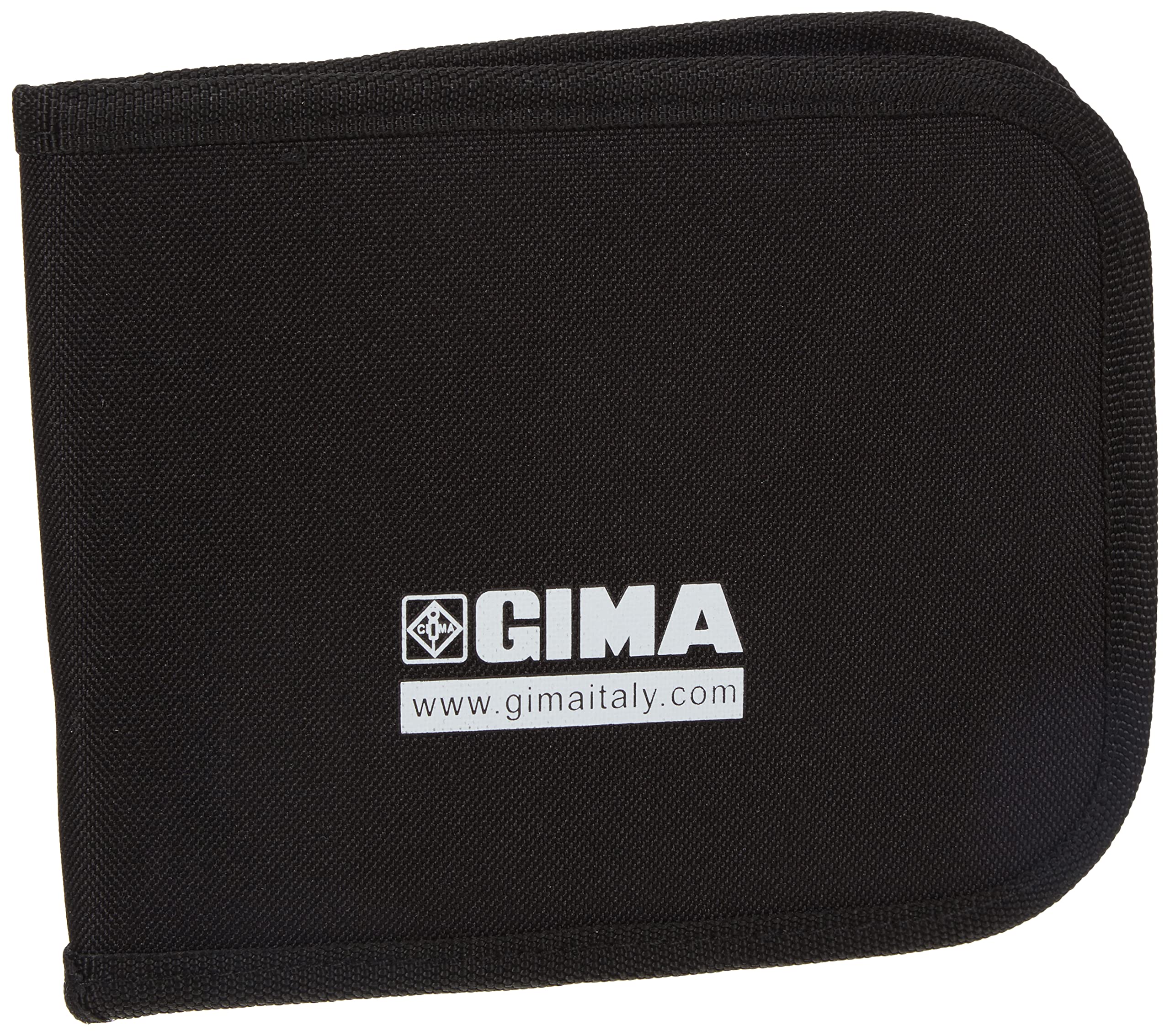 gima-25745-mini-portafiale-in-cordura-con-chiusura-zip-nero-18-x-14-x-2-cm image 1
